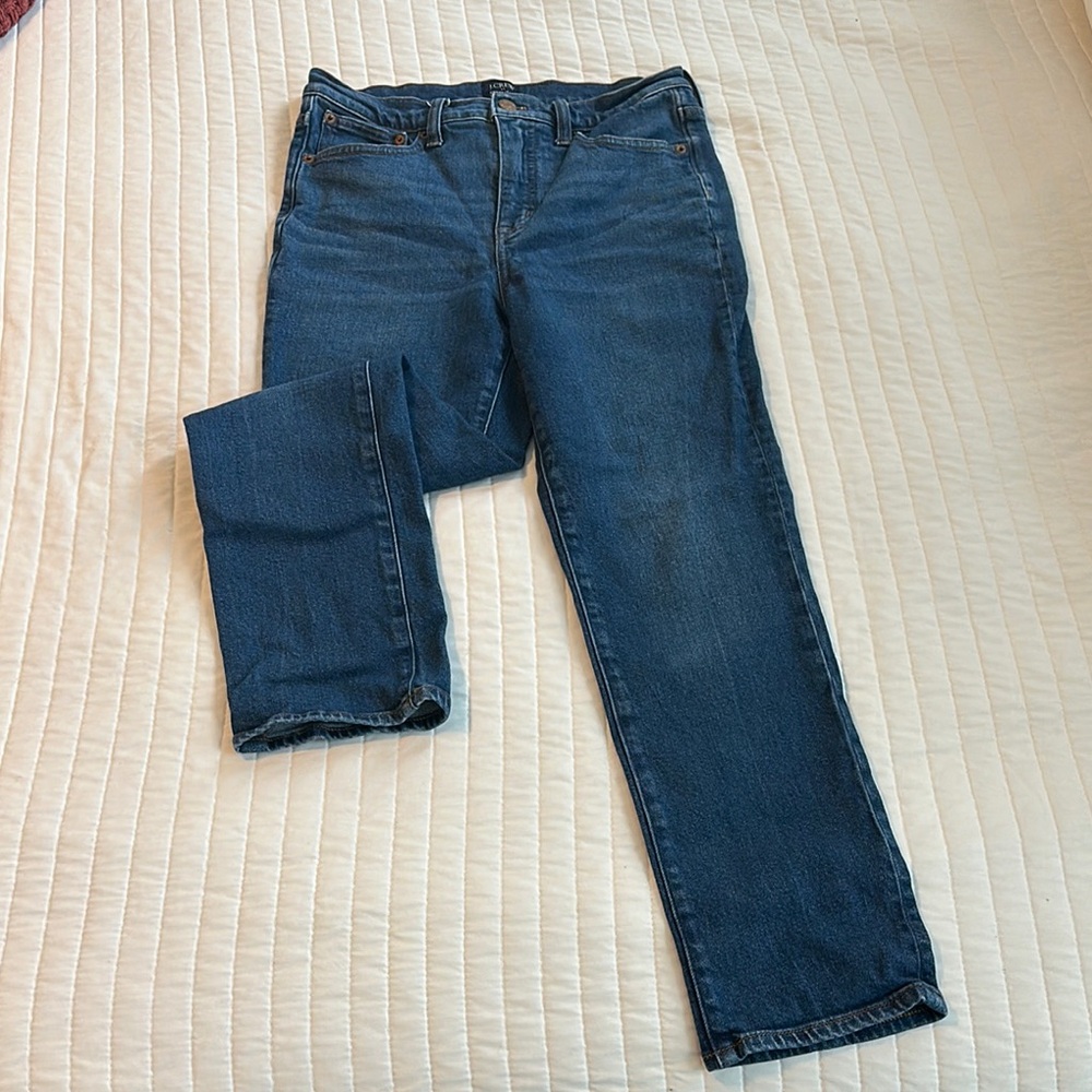J.Crew Essential Straight Blue Jeans